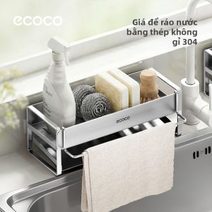 ecoco | Kitchen Storage Rack for Dishcloths and Sponges 304 Stainless Steel