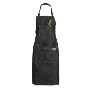 Denim Apron Salon Working Clothes Barber Cloth Kitchen Cooking Grill Restaurant Bar Shop Cafes Baking Beauty Nails Uniform