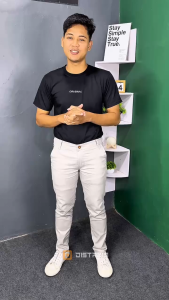 Distroid Celana Chinos Panjang Pria Slim fit Katun Melar Cowok Dewasa