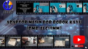 Dudukan Mesin Bor Bobok Kayu Adaptor Wood Mortising Attachment Lengkap Dengan Mata Bor 6mm