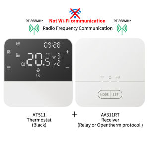 Gas Boiler Wireless Thermostat Room RF 868MHz Opentherm Battery Powered Thermostat Boiler Programmable Temperature Controller