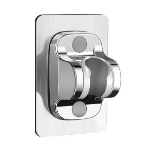 1PC Wall Mount Strong Adhesive Shower Head Holder ABS Waterproof Adjustable Bathroom Shower Bracket Easy Installation Base