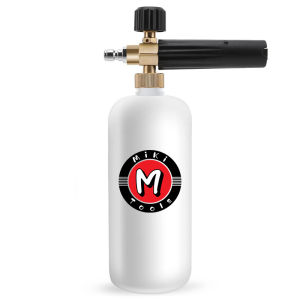 Snow Foam Lance Foam Cannon with 1/4 Quick Connector Adjustable Soap Dispenser Foam Bottle Nozzle for Pressure Car Washer 1L