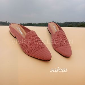 sepatu sandal wanita rajut terbaru hak 2cm