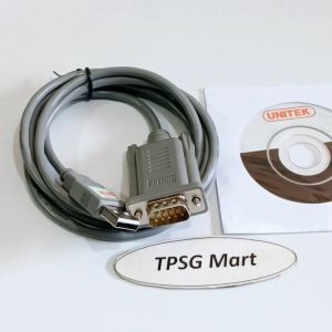 Cáp USB ra RS232 (USB ra Com 9 DB9M Kim Đực) / Chuẩn USB 2.0 ra RS232 (UNITEK)