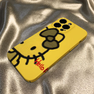 Kawaii Cartoon Kitty Cat Phone Case for iPhone 17 pro Max Frosted Full Cover Soft Shell Apple 17 New Model 17 pro Bright Face
