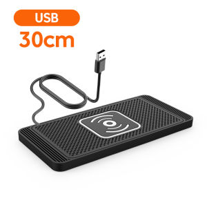 OLAF | Bộ Sạc Không Dây Trên Ô Tô 15W Bộ Sạc Nhanh Cho iPhone Xiaomi Huawei Samsung Oneplus - Đầu Nối Loại C Tấm Lót Điện Thoại Di Động Chống Trượt
