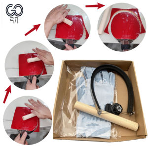 Table Tennis Rubber Bowknife Cutting Scissors for Table Tennis Rubber Easy To Use DIY Round Shape Ping Pong Rubber Cutting Tool