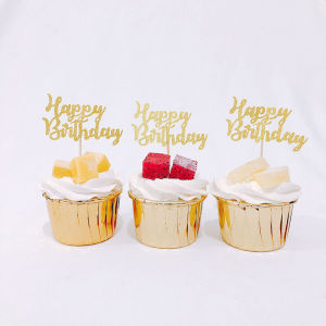 AN Plugin Cupcake Selamat Ulang Tahun Dekorasi Kue Pesta Plugin Dekoratif Kue Memanggang COD