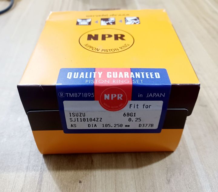 Piston Ring Isuzu 6BG1 NPR japan Lazada PH