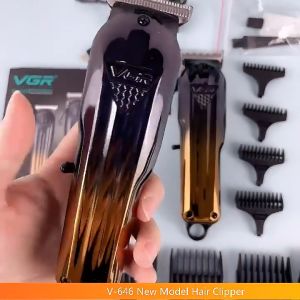 Kombo VGR V-646 Asli Pemangkas Rambut Profesional untuk Lelaki- Paparan Led Boleh Dicas Semula Gunting Rambut Pemangkas Boleh Laras Tanpa Kord Alat Pemotong Rambut Janggut Mengecas Usb