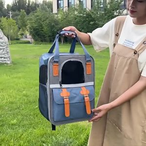 Cat Backpacks Carrier Breathable Cat Carrier Large Space Bubble Pet Backpack for Small Medium Dog