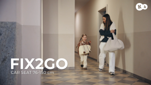 Ghế ngồi ô tô gấp gọn cho bé từ 15 tháng đến 12 tuổi Kinderkraft FIX2GO