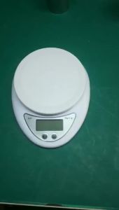 Digital Kitchen Scale 2300g/1g High Precision Food Scale LCD Display Tare Function Baking Cooking Electronic Weighing Scale