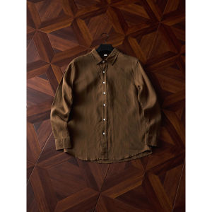 OUMULONG | Breathable Casual Mens Linen Shirt Summer