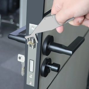 1PCS Multi-Purpose Lever Tool: Stainless Steel Durable Locksmith Pry Bar