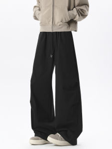 กางเกงขายาวทรงตรงผ้ายีนส์ย้อนยุคสำหรับผู้ชาย กางเกงขายาวทรงหลวมสไตล์ไฮสตรีท กางเกงขายาวทรงหลวม กางเกงขายาวทรงตรง กางเกงขายาวทรงหลวม