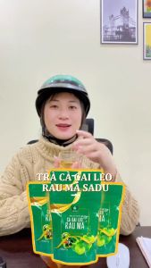 COMBO 2 TÚI Trà cà gai leo RAU MÁ Sadu mát ganthanh nhiệt cơ thể