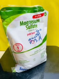 Pupuk Daun Buah MAGNESIUM SULFATE Pak Tani isi 1kg MANTAB