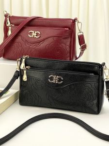 Túi Đeo Chéo Da Mềm Thời Trang Cho Phụ Nữ Trung Niên Túi Đựng Đồ Dùng Hàng Ngày Túi Đựng Tiền Xu Túi Đựng Điện Thoại Di Động Túi Xách Đeo Vai Đơn