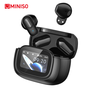 Miniso | MINISO MS126 TWS Wireless Bluetooth Earbuds Stereo Sound In-Ear Headphones Portable Wireless Headset for Music Calls Travel