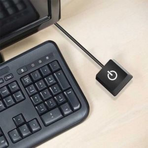 Kabel Tombol Power On-Off Push Button Switch Front Panel Komputer Pc Desktop With Led