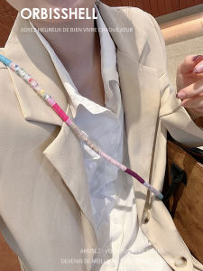 Handcrafted 1.0 Mohair Lanyard Mobile Phone Long Hanging Strap Spring Summer Crossbody Anti-fall Anti-loss Decoration Women Snake Year Gift