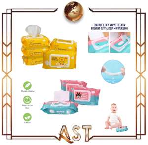 Tissue Baby Basah Popok Wipes Tisu Bayi Diapers Bahan Lembut alami