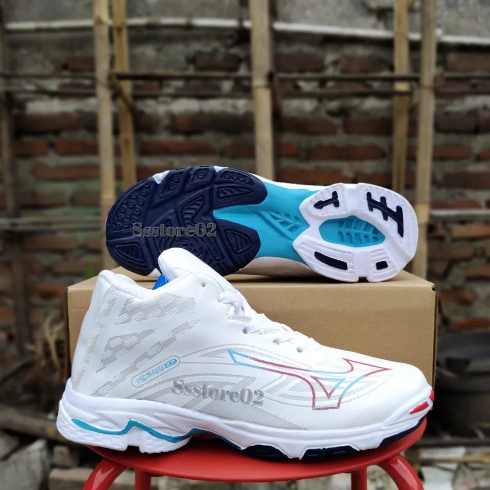 Sepatu voli shop mizuno wave lightning