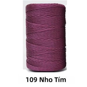 Sợi Len Móc Sợi Bông Tơ Tằm Mùa Hè 200m 1.5mm Sợi Polypropylene Dùng Làm Đồ Thủ Công Tự Làm Như Túi Xách Mũ Giày Dép