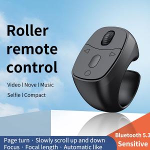 Wireless Bluetooth Remote Control Video Scrolling Ring Page Turner Bluetooth Ring Scroller Rechargeable Scrolling Rings
