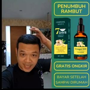 ISI 3PCS Bpom CINDYNAL Clothes of Skin 7 Days Korea Ginger Germinal Oil Serum Anti Rontok/ Penumbuh Rambut Botak 30ml