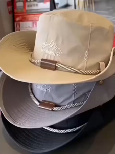 Nón Rộng Vành Che Nắng Chống Thấm Nước Thích Hợp Cho Mùa Hè Dã Ngoại Cao Cấp Có Dây Rút Điều Chỉnh