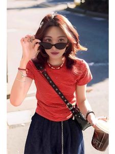 Áo Thun Sọc Ngắn Tay Thiết Kế Cho Người Bé Gọn