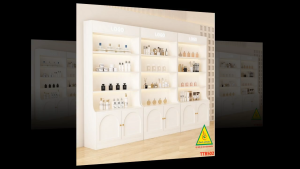 Tủ trưng bày sản phẩm gỗ MDF cao cấp mã TTB502A - Nội thất lắp rắp VIENDONGADV