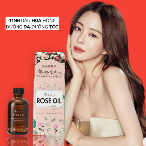Combo Lăn Gel khử mùi hôi nách Kobayashi và Dầu dưỡng ủ tóc hoa hồng Rose Oil 60ml Nhật Bản