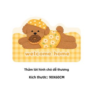 HAIMASHENGKANG | Thảm Phòng Tắm Đất Sét Diatom Cực Dễ Thương Hình Thú Cưng