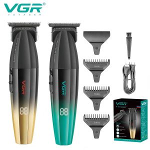 VGR Hair Trimmer Professional Beard Hair Clipper 9000 RPM Haircut Barber Metal Trimer for Men V-906 Hair Cutting Machine