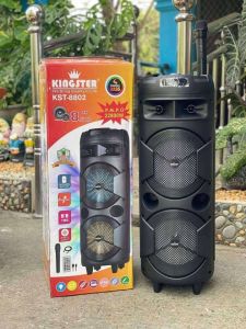 32INCH BLUETOOTH SPEAKER PORTABLE KARAOKE FREE USB WITH SONG FREE WIRELESS MIC