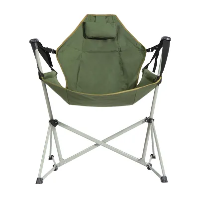TSINGTON | Portable Camping Swing Chair with Adjustable Back Foldable Aluminum
