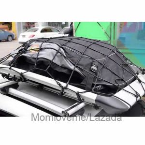 กระเป๋าติดแร็คหลังคา กันน้ำ ใส่กระเป๋าเดินทาง ยาว 160cm - สีดำ