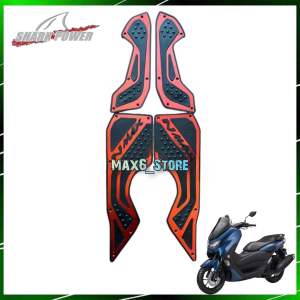 Yamaha NMAX155 V2 New Carpet Pijak Kaki Depan NMAX V2 Premium Footrest Footstep Foot Pad Panel Plate Border CNC Aluminum