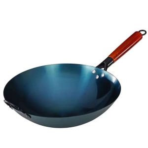 Traditional Non-Stick Uncoated Chef-Used Cast Iron Wok