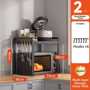COOKER KING | Multifunctional Kitchen Shelf Microwave and Oven Storage Expandable Double-layer