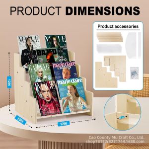 Wooden Multipurpose Display and Storage Rack