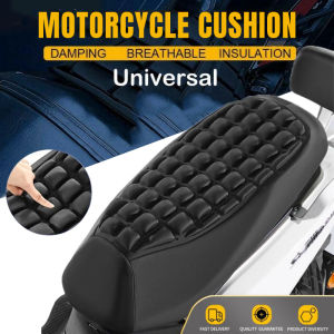 Motorcycle 3D Comfort Gel Seat Cushion Universal Air Pillow Pad Cover
