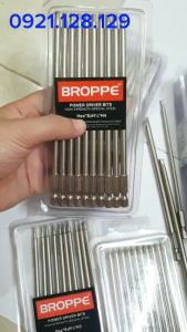 Đầu lục giác hàng tốt. Mũi vít lục giác dài 150mm hãng Broppe chuôi 6.35mm không lo toét đầu có từ tính