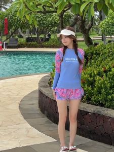 Đồ Bơi Cho Bé Gái Bộ Bơi Mẹ Và Bé Habi Fashion HB2406 Họa Tiết SHOUMAN Chất Liệu Co Giãn Cho Bé Từ 18-66kg