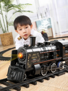 TEMiTANGMI | Bộ Đồ Chơi Tàu Điện Cao Tốc Cho Trẻ Em Bao Gồm Sân Đỗ