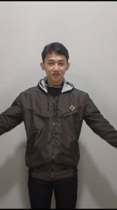 IMPOLET- Jaket Pria Bisa Di Bakai Bolak Balik Bahan Taslan NS Tutup kepala Bisa Di Lepas Pasang